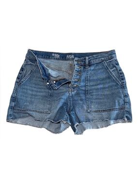 A.N.A. High Rise Denim Short Button Fly 3.5 Inseam Comfort Stretch size 10